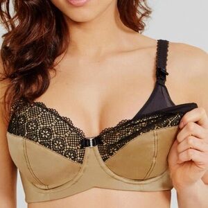 CAKE MATERNITY Honeycomb Macaroon Cotton Lined Flexible Wire Balcony Nursing Bra